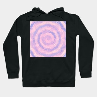 Underwater Circle Of Pastel Yellow, Pinks and Blue Hoodie